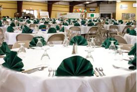 Tables set for a special event